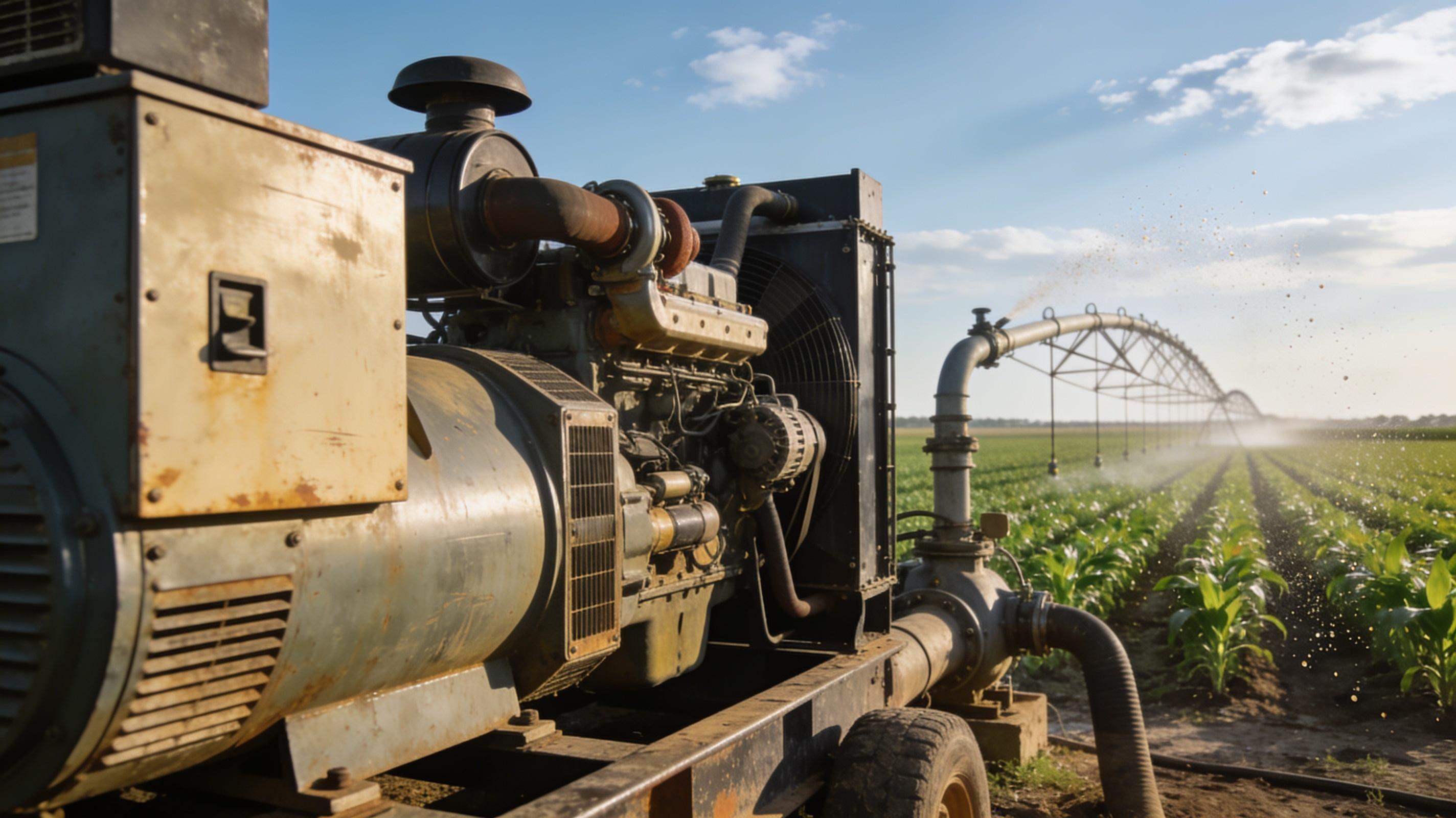 Puissance pour l'irrigation et les exploitations agricoles : service saisonnier et dimensionnement hors réseau