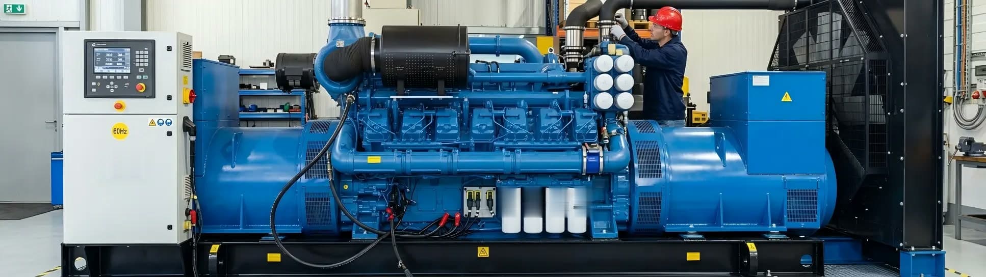 Generator sets being fitted out on the KINBOOST assembly floor